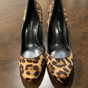 Nine West Leopard Print Shoes New